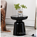 Table d'appoint martini en acier inoxydable